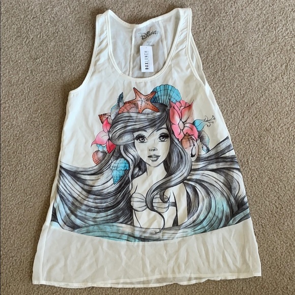 Box Lunch Little Mermaid Tank - Picture 1 of 3
